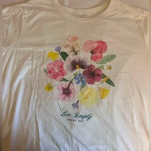 White t-shirt, old navy, 4x